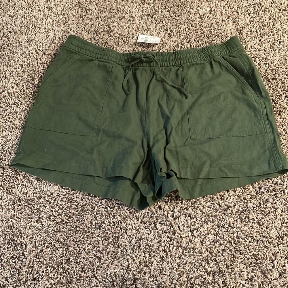 NWT J. Crew Linen Shorts